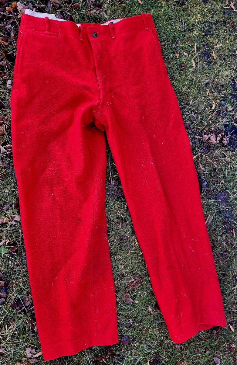 Vintage Chippewa Woolen Mill Pants Bright Red Size 34×30 | eBay Vintage Chippewa Woolen Mill Pants Bright Red Size 34×30 | eBay