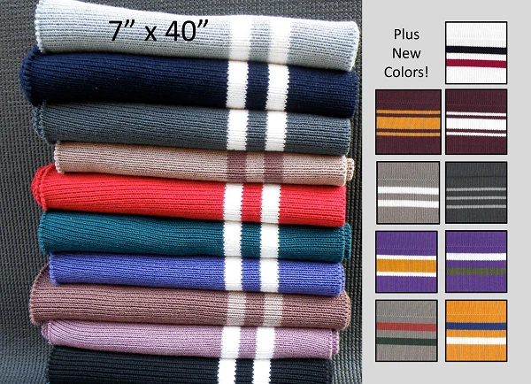 Cotton Rib Knit Trim for Waist, Collar or Cuffs (7 x 40)