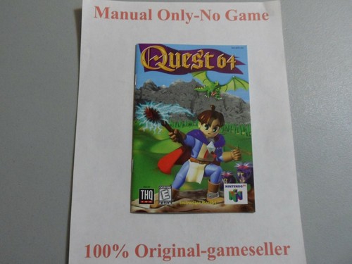 Choose: Nintendo N64 Manuals, 100% Original, Pick from List, Instruction books - Picture 32 of 70