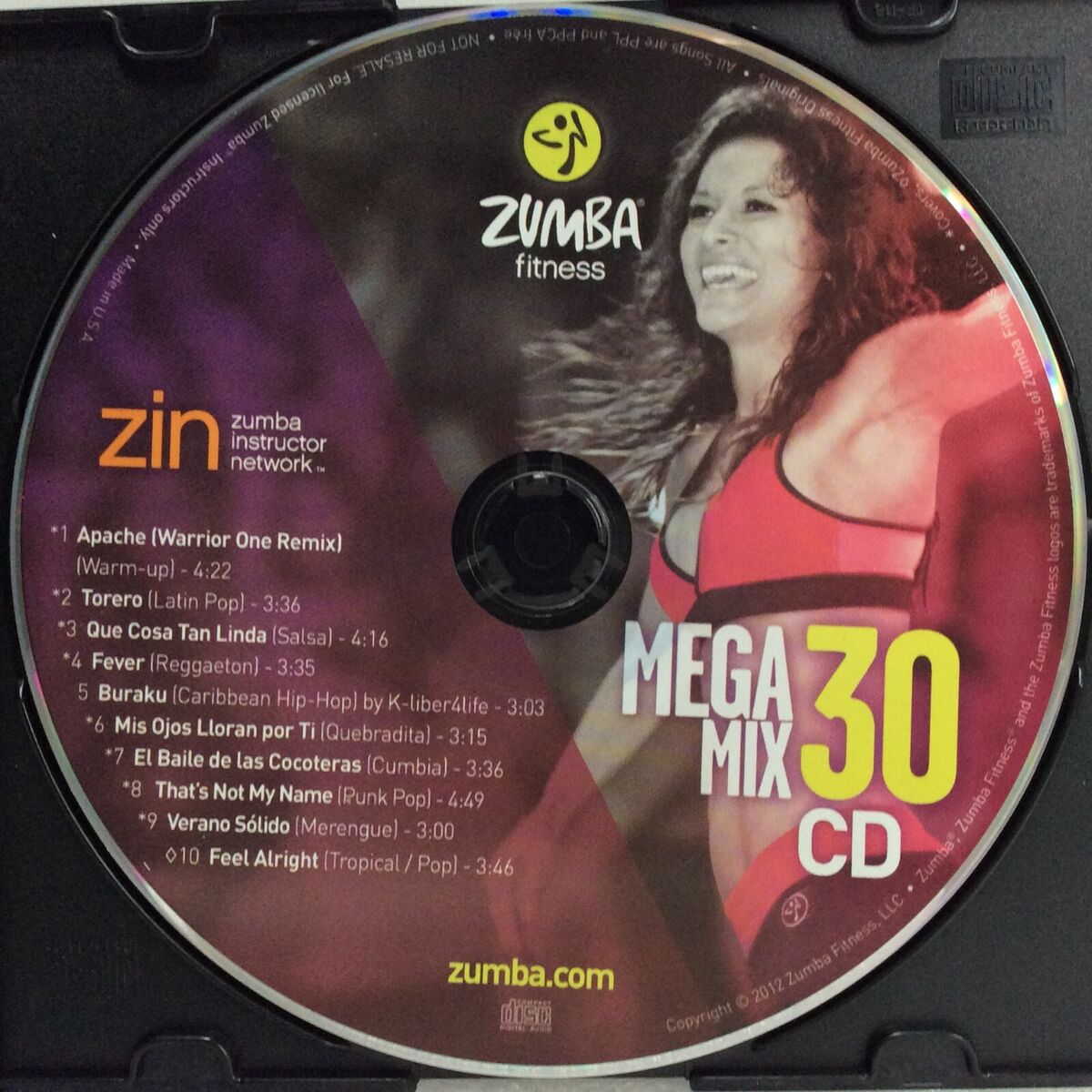 ZUMBA Zin Mega Mix Motivational Fitness Music High Cardio Authentic CD You Pick ZUMBA Zin Mega Mix Motivational Fitness Music High Cardio Authentic CD You Pick
