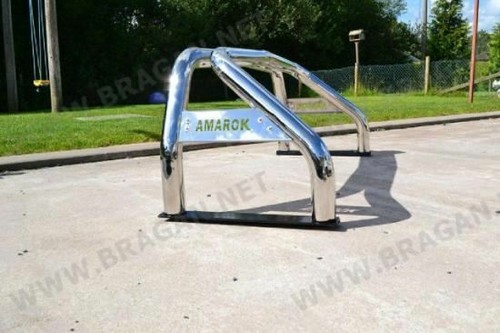Roll Bar For Volkswagen Amarok 2010 - 2016 Polished Stainless Steel Accessories - Picture 4 of 9