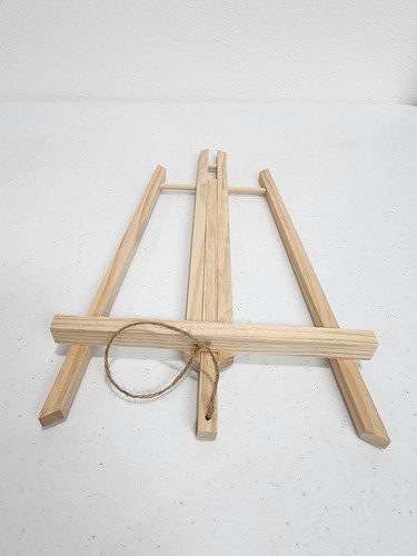 14" Medium Tabletop Wood Display Stand A-Frame Artist Easel, Beechwood Tripod - Picture 3 of 3