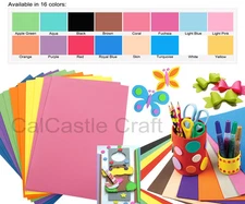 10 PCS 1.8mm Craft Foam Sheet Eva Foamie Foamy 13" x 18" over 16 Colors