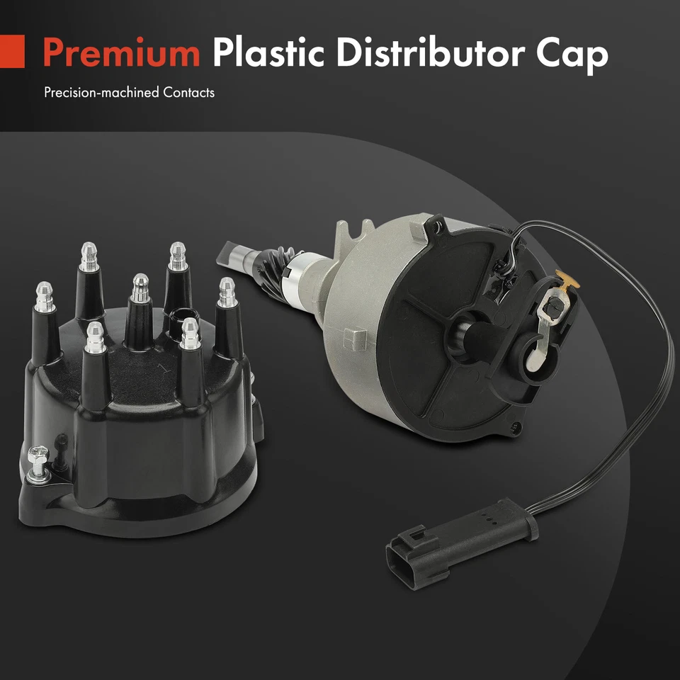 Distribuidor de encendido con tapa y rotor para Jeep Cherokee Wrangler 1998-1999 4,0 L Foto 4 de 4