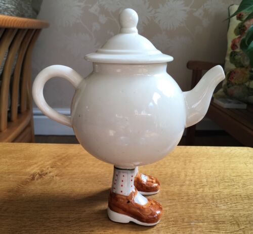 Lustre Pottery Walking Ware Roger Michell Studio 2007 Tea Set Teapot Signed MINT - Photo 1 sur 12