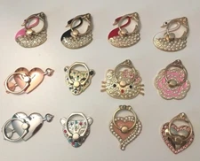 Universal Crystal 360 Rotating Finger Ring Stand Holder For Cell Phone Tablet EL