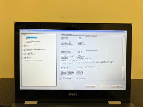 Dell Inspiron 13-5378 i5-7200U 8GB RAM 256GB SSD Windows 10 Home - Picture 7 of 17