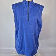 FENNEC Women's Vest Medium Blue Full Zip Athleisure Golf