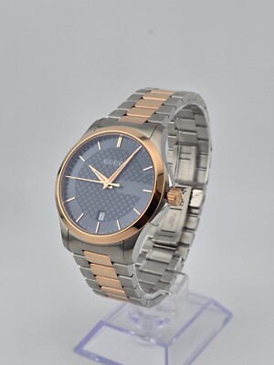 Gucci G-timeless Gray Dial Stainless Steel Unisex 38mm Watch