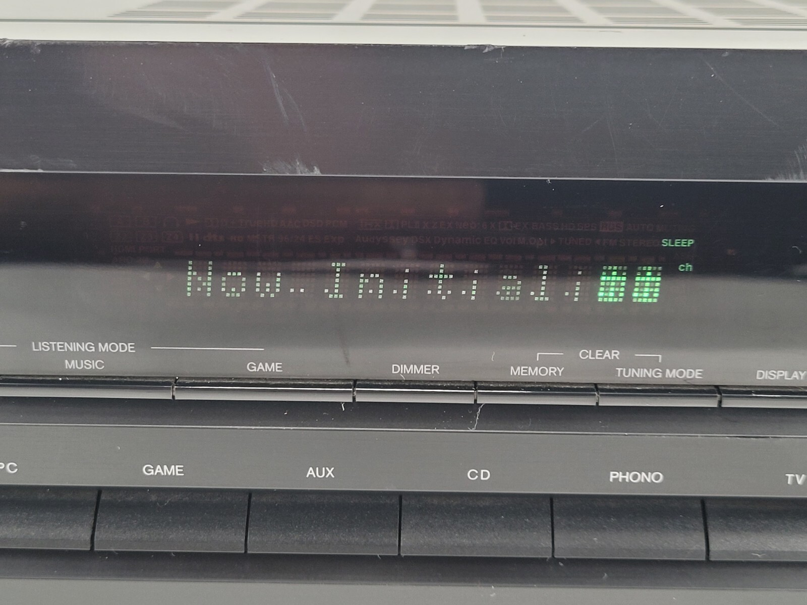 ONKYO TXNR646 7.2 4K Atmos DTSX, WiFi, Bluetooth UNIT ONLYNO