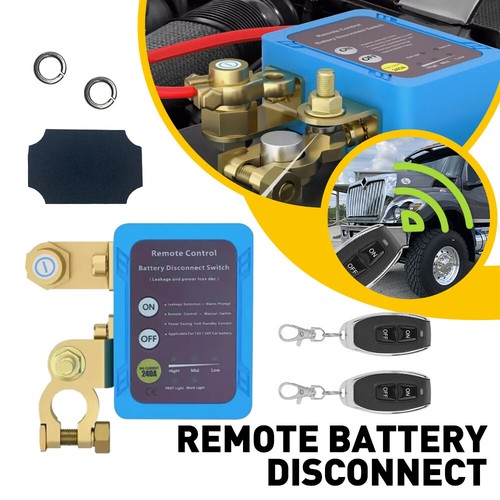 Remote Battery Disconnect Switch 12V 240A Battery Kill Switch for Auto RV ATV UA - Picture 17 of 17