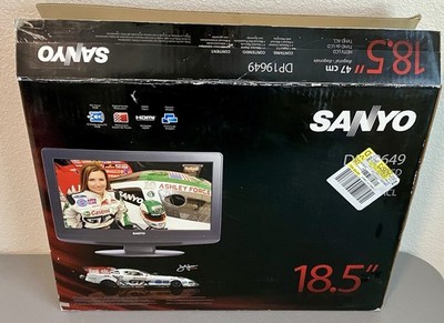 Vintage Sanyo DP19649 19.5 720p HD LCD TV Gaming/ Small Kitchen/VGA With Box