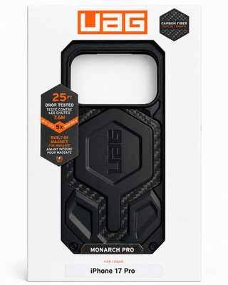 UAG Monarch Pro MagSafe Case - iPhone 17 Pro Carbon Fiber