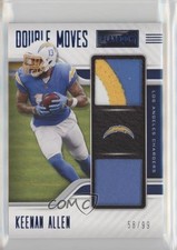2021 Panini Playbook Double Moves Relics Platinum /99 Keenan Allen #DM-KAL lz7
