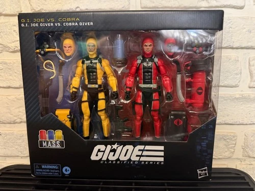 G.I. Joe Classified Series #169 GI JOE DIVER Vs COBRA DIVER 2pk Set ✅