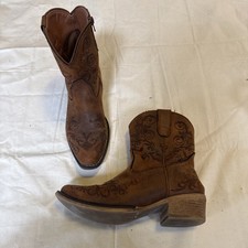 Roper Faux Leather Western Boot -Snip Toe 09-021-1567-2427 Women s Size 6.5