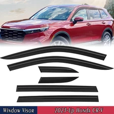 For Honda CR-V 2023-2025 Window Visors Vent Shade Rain Guards Deflector 6pcs Set