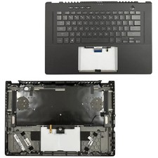 For ASUS ROG Zephyrus GA503 GA503Q GU603H Palmrest RGB Backlit Keyboard Gray