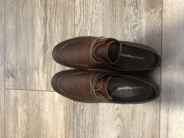 Men Carlo Pazolini Heels Brown Leather 41