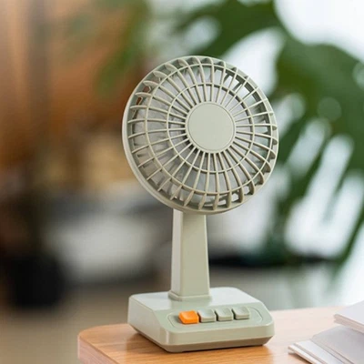 Ventilateur Rétro de Table Compact Petit Ventilateur de Bureau Cellule - Bild 1 von 4