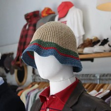 Crochet Bucket Hat Worn - Free Size Official