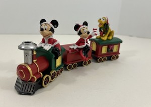 Disney Costco Christmas Village TRAIN ONLY Mickey Minnie Pluto