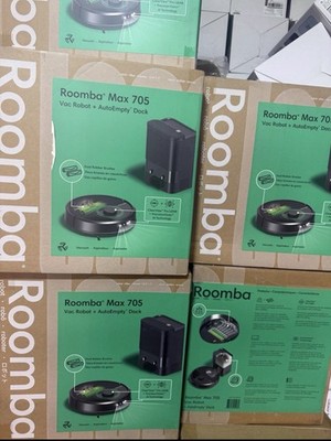 Roomba Max 705 Robotic Bagless Vacuum, AutoEmpty Dock, Dual