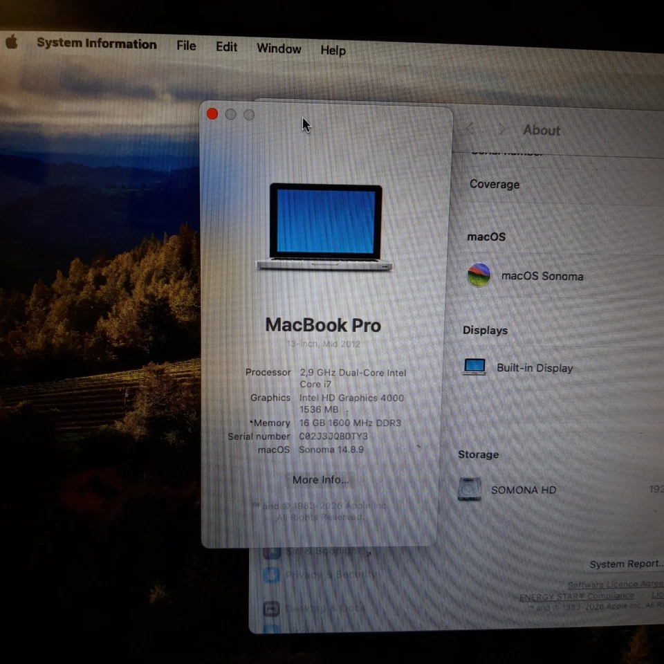 Apple MacBook Pro 13" 2012 · i7 · 16GB · 256GB, Foto 2 von 5