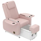 Reclining Manicure Chair Pedicure Station Nail Tech Salon Back Massage Foot Spa