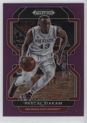 2022-23 Panini Prizm Draft Picks Purple Prizm 19/75 Pascal Siakam #78 9o3