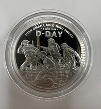2024 Royal Mint D-Day 80th Anniversary 1oz Silver Proof Coin .999 Fine Silver 100.00 per troy oz