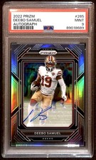 2022 Panini Prizm Auto Silver Deebo Samuel #265 PSA 9 BG6