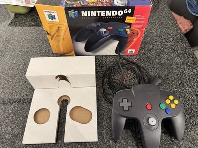 (Nintendo N64, N64) - Original Nintendo Controller Schwarz (Stick Top) inkl. OVP