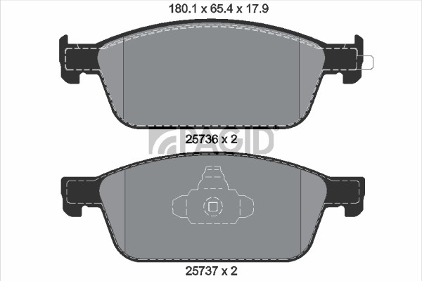 Bremsbelagsatz BremsklöTze FüR Ford Kuga II DM2 Transit Connect V408 Kasten-image