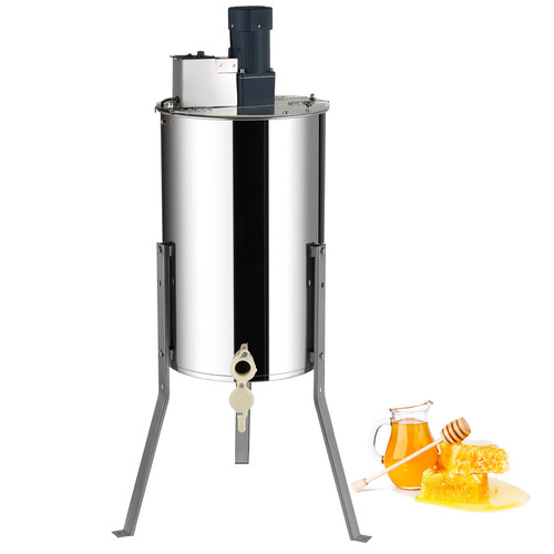 Electric Honey Extractor Beekeeping Equipment 2/4 Frames Stainless Steel - Picture 1 of 12