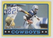 1986 Topps Dallas Cowboys Tony Hill (D* on Copyright Line) #124 03od