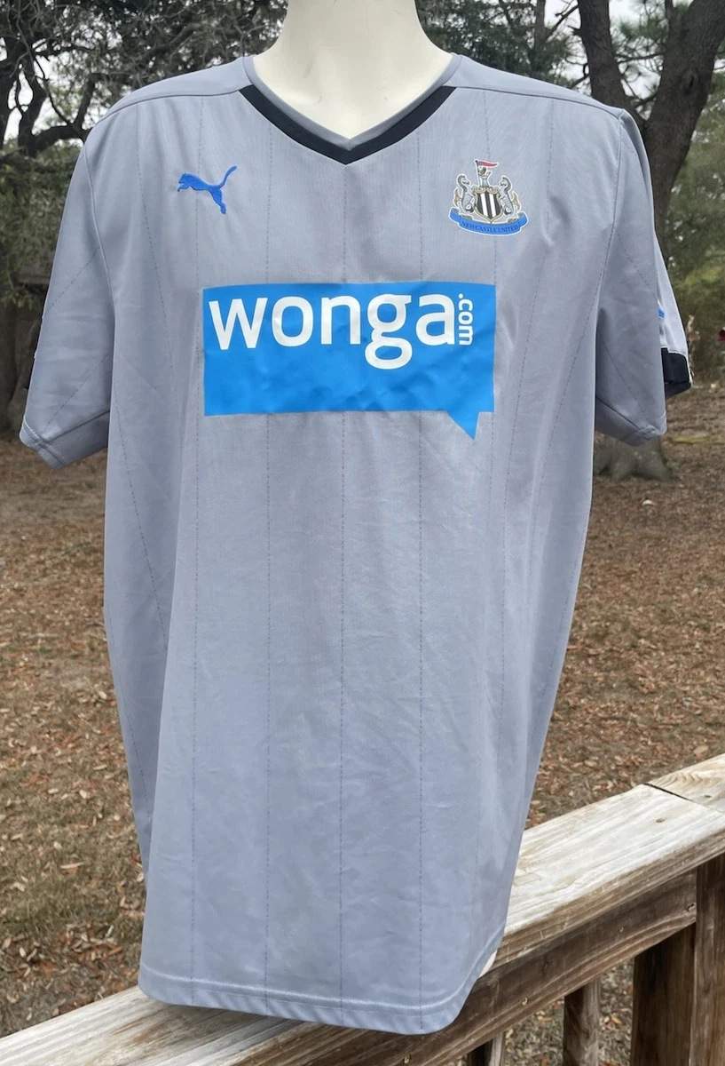 Maillot Newcastle United Extérieur 2014-15 - Taille L (mais Coupe Slim), Manches Longues, Occasion