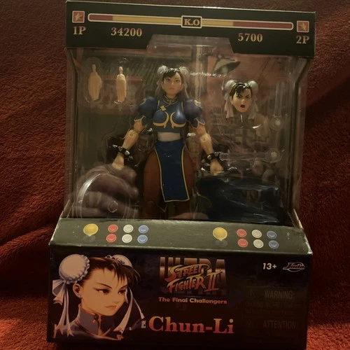 Jada Toys Street Fighter 2 Chun-Li Action Figure New In Box