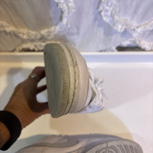 Nike Dunk Low Retro Size 11 White/Pure Platinum White - Picture 5 of 15