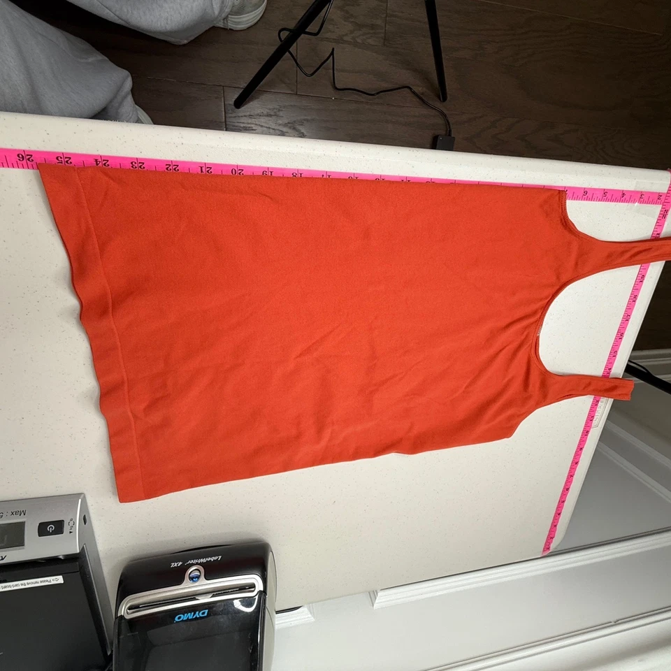 Последний танго ржавчины сожгли оранжевый эластичной длинный бак обтяжку резинке нейлона лайкры - Изображение 4 из 4