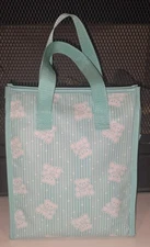 Vintage Baby Boom Vinyl Diaper Bag Pastel Green Unisex Teddy Bears 90s