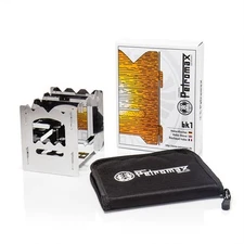 Petromax Small Hobo Backpack Stove, Stainless Steel Cookstove for Camping