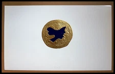 Georges BRAQUE: Des Dieux et Déesses VI, engraving enhanced with gold 1971