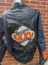 vintage 2001 Superbowl Leather Jacket, Size X...