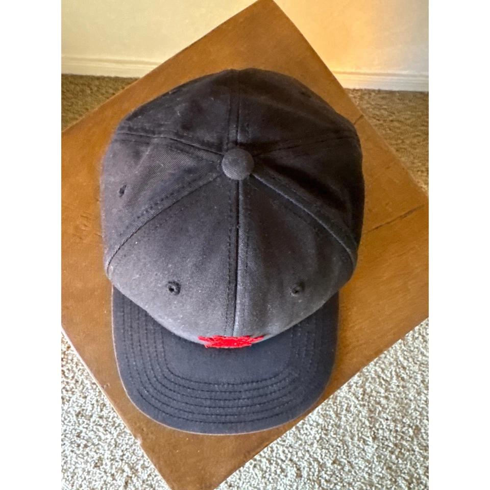 Gorra Grizzly Griptape OG azul marino con logotipo rojo pico plano SnapBack Foto 2 de 4