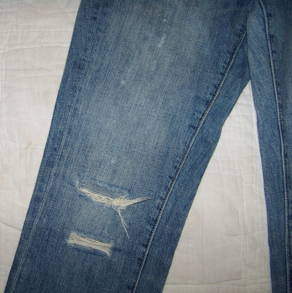 Women's Converse One Star Distressed Jeans - Size 4 - The Tomboy thumbnail 5