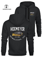 Heemeyer Demolition Hoodie - Heavy Equipment Operator HEO Bulldozer Graphic Sw