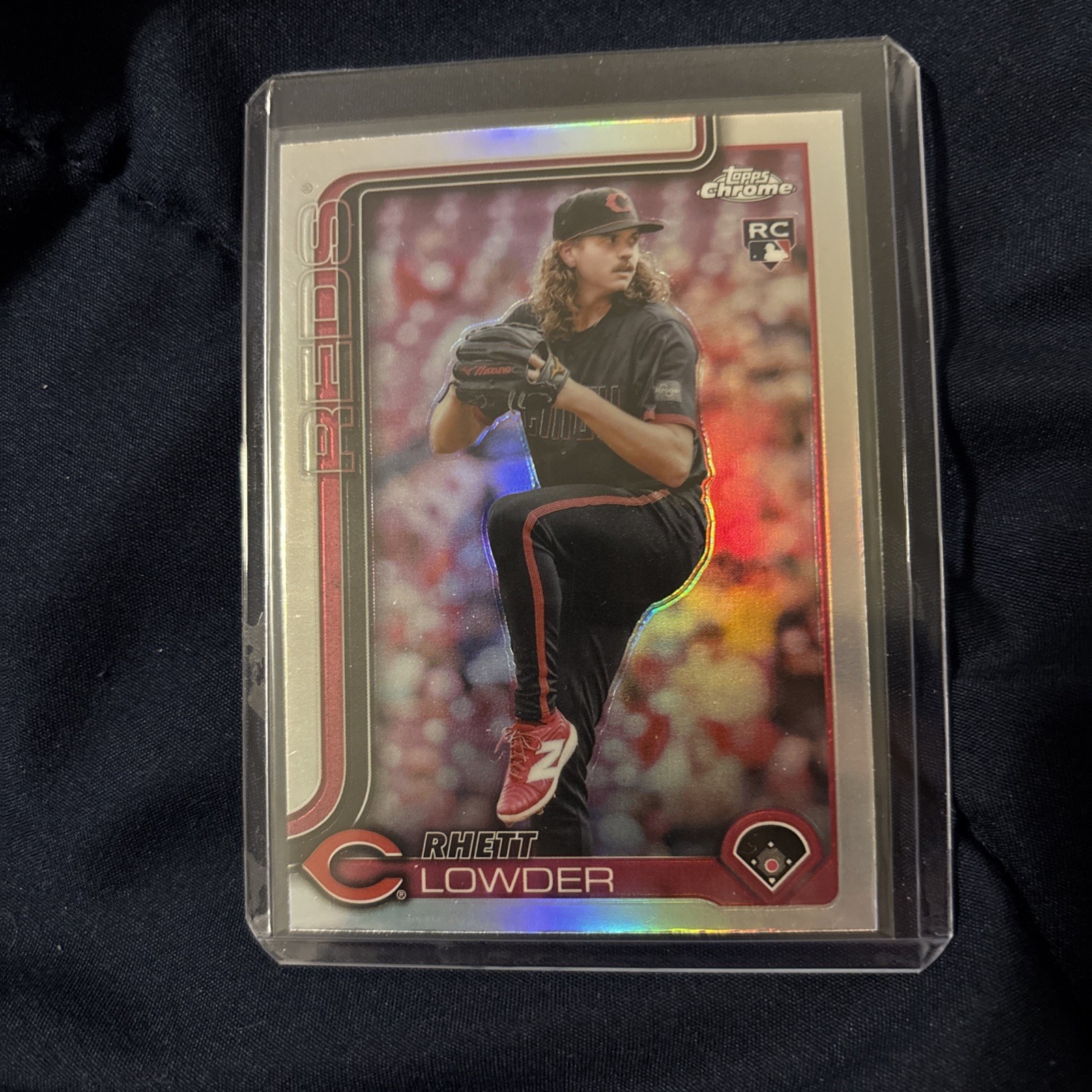 2025 Topps Chrome #147 Rhett Lowder Rookie Refractors