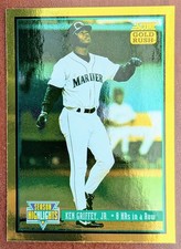 1994 Score Season Highlights Gold Rush - Ken Griffey Jr Seattle Mariners #628