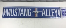 Ford Mustang Alley Street Tin Sign Wall Man Cave Sign